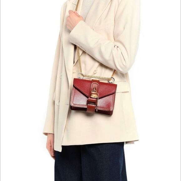 Chloé ABY Chain Mini Leather Shoulder Bag - Picture 3 of 15